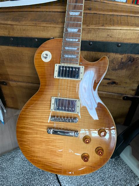 epiphone les paul pro top plus|More.